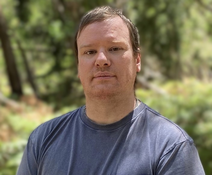 Portrait of author Brenton Bulmer